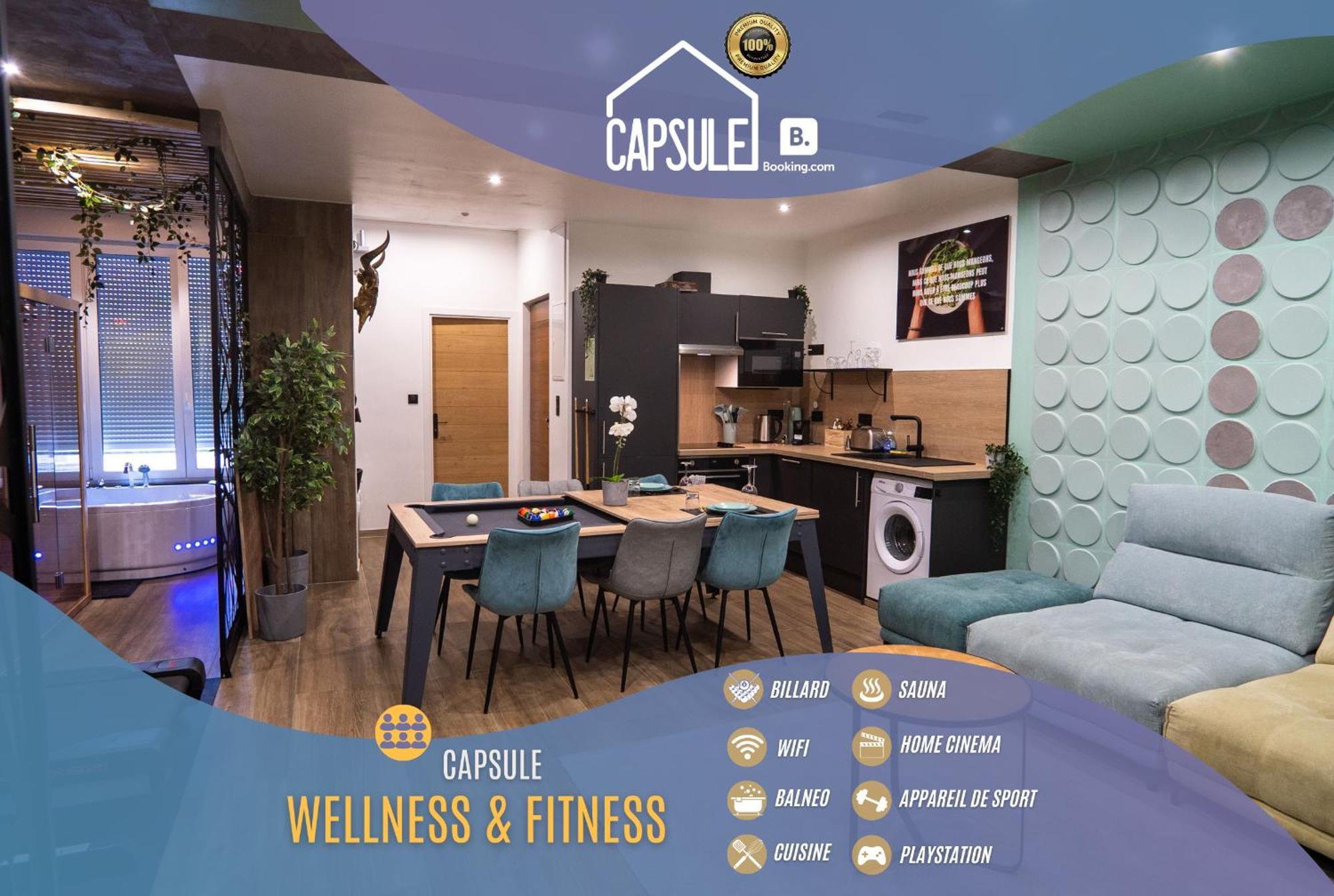 Capsule Wellness - Sauna - Balneo - Machine De Sport Privatif - Ps5 - 2 Chambres Valenciennes Ngoại thất bức ảnh